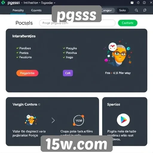 análise das funcionalidades do site pgsss